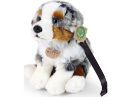 Rappa Plyšový pes australský ovčák sedící 27 cm ECO-FRIENDLY