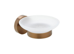 Sapho X-ROUND COPPER mýdlenka, mléčné sklo, měď mat XR803PG