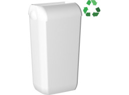MARPLAST ECOLORED odpadkový koš nástěnný s víkem 23l, ABS, Soft Touch, bílá A74020AW