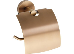 Sapho X-ROUND COPPER držák toaletního papíru s krytem, měď mat XR732PG