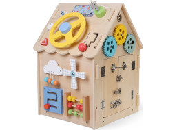 2Kids Toys Activity board Domeček přírodní