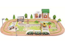 2Kids Toys Vláčkodráha Vesnice 110 dílů