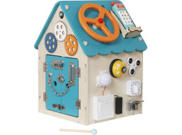 2Kids Toys Activity board Domeček tyrkysový
