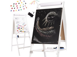 Magnetická dřevěná tabule bílá velká XXL