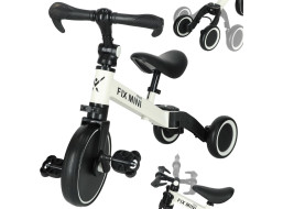 Trike Fix Mini tříkolka 3v1 s pedály - bílá