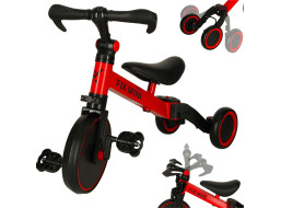 Trike Fix Mini tříkolka 3v1 s pedály - červená