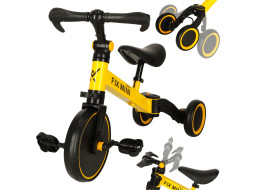 Trike Fix Mini tříkolka 3v1 s pedály - žlutá
