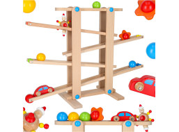 Dřevěná kuličková dráha Montessori XXL