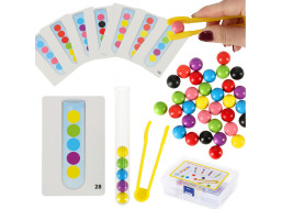 Vzdělávací třídící Montessori hračka - Barevné kuličky