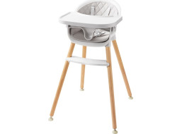 2Kids Toys Jídelní židlička šedá