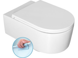Isvea SISTEMA A závěsná WC mísa, Rimless, 36x53, 5cm, bílá 10SL02001