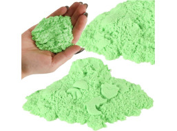 Kinetický písek 1kg v sáčku - zelený