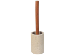 Sapho CRAFT WC štětka na postavení, acacia/béžová 8568