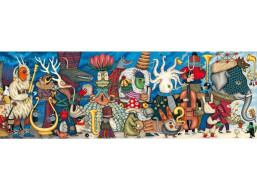 DJECO Panoramatické puzzle Orchestr 500 dílků