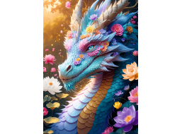 TREFL Puzzle Barevný drak 1000 dílků