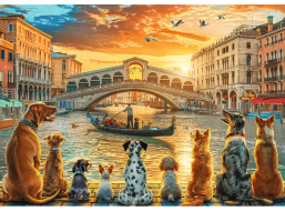 TREFL Puzzle Psi v Benátkách 1000 dílků