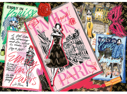 TREFL Puzzle Emily in Paris: Magazín módy 1000 dílků