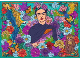 RAVENSBURGER Puzzle Frida Kahlo 1000 dílků