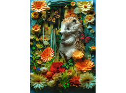 TREFL Puzzle Paper Art: Ježek 1000 dílků