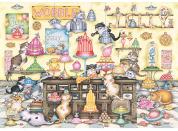 RAVENSBURGER Puzzle Kočičí krámek 1000 dílků