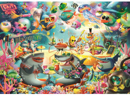 RAVENSBURGER Puzzle Krásný výhled na oceán 1000 dílků