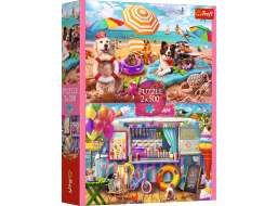 TREFL Puzzle Letní čas 2x500 dílků
