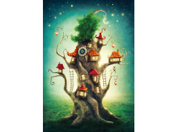 MAGNOLIA Puzzle Magický dům na stromě 1000 dílků