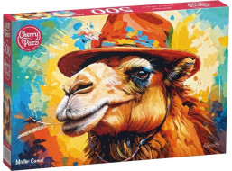 CHERRY PAZZI Puzzle Velbloud v klobouku 500 dílků