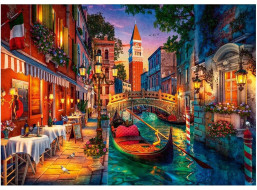 RAVENSBURGER Puzzle Noční Benátky 1000 dílků