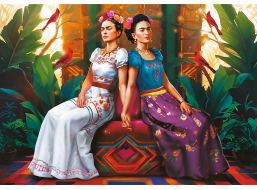 TREFL Puzzle Premium Plus Frida Kahlo: Dvě já 1000 dílků