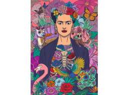 TREFL Puzzle Premium Plus Frida Kahlo: Rozkvetlá duše 1000 dílků