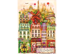 TREFL Puzzle Premium Plus Půlnoc v Pařízi 1000 dílků