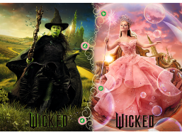 TREFL Puzzle Premium Plus Wicked: Elphaba & Glinda 1000 dílků