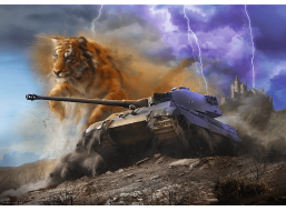 TREFL Puzzle Premium Plus World of Tanks: Tiger II 1000 dílků
