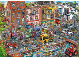 RAVENSBURGER Puzzle Ray's Comic - Moderní doba 1000 dílků