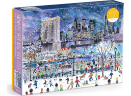 GALISON Puzzle Sněhová bouře nad New Yorkem 1000 dílků