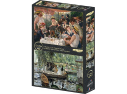 GRAFIKA Puzzle Snídaně veslařů a La Grenouillère 2x500 dílků