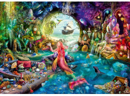 RAVENSBURGER Puzzle Tajemný poklad mořské panny 1000 dílků