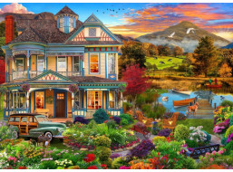 BLUEBIRD Puzzle Zahradní venkovský dům 500 dílků