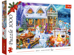 TREFL Puzzle Zimní čas 1000 dílků