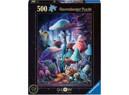 RAVENSBURGER Svítící puzzle Magické houby 500 dílků
