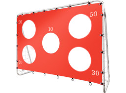 Dětská fotbalová tréninková branka 2v1 + podložka na přesnost 215 x 153 x 76 cm