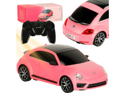 RC auto 1:24 Volkswagen Beetle-UV růžové