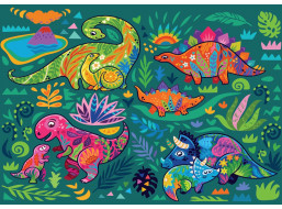 YAZZ Puzzle Dinosauři 1000 dílků