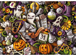 YAZZ Puzzle Halloween 1000 dílků