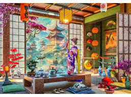 BLUEBIRD Puzzle Japonská čajová místnost 1000 dílků