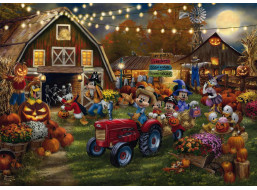 SCHMIDT Puzzle Mickey a Minnie: Dýňová slavnost 1000 dílků