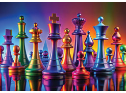 YAZZ Puzzle Šachy 1000 dílků