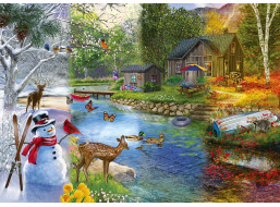 ALIPSON Puzzle Sezónní přechody 1000 dílků