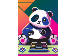 YAZZ Puzzle Veselá panda 1000 dílků